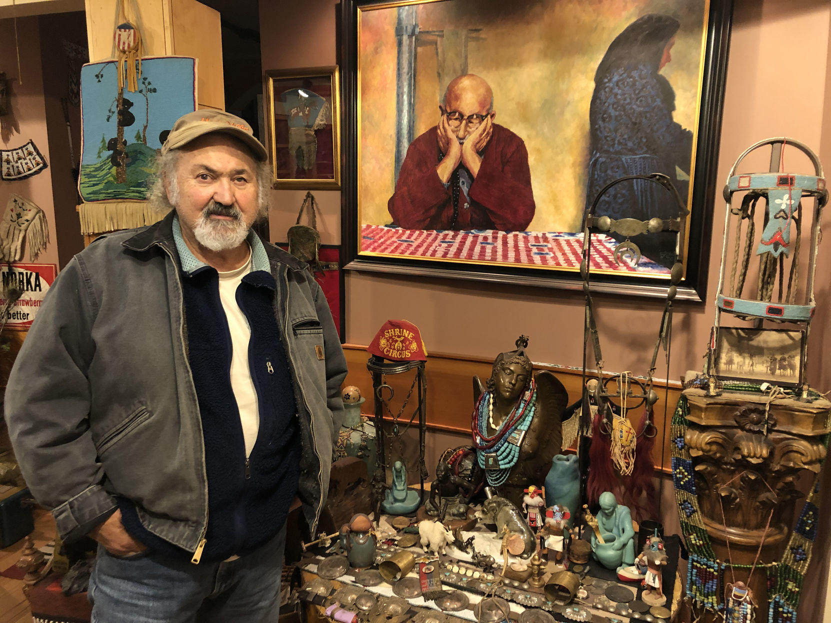 Kostas at home in Belgrade